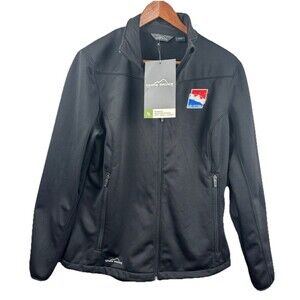 Eddie Bauer NWT 500 Festival Soft Shell Jacket Womens Size Large Outdoors Black